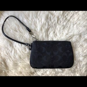 Coach Corner Zip Wristlet